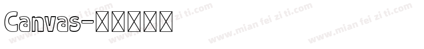 Canvas字体转换