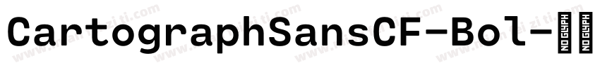 CartographSansCF-Bol字体转换