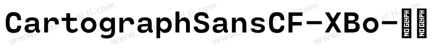 CartographSansCF-XBo字体转换