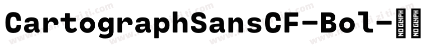 CartographSansCF-Bol字体转换
