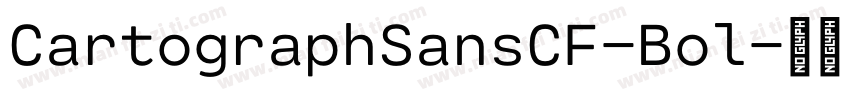 CartographSansCF-Bol字体转换