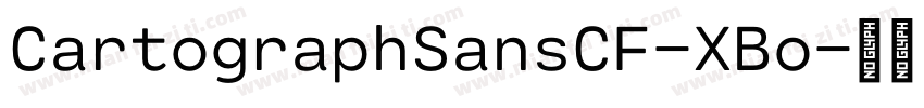 CartographSansCF-XBo字体转换