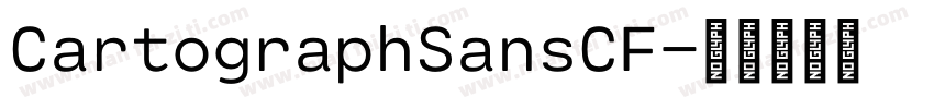 CartographSansCF字体转换