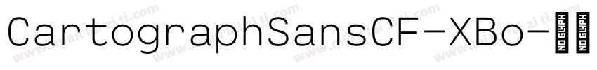 CartographSansCF-XBo字体转换