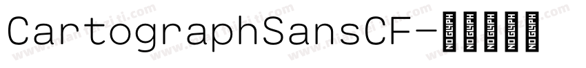CartographSansCF字体转换