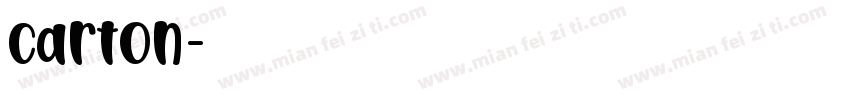 carton字体转换
