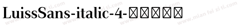 LuissSans-italic-4字体转换