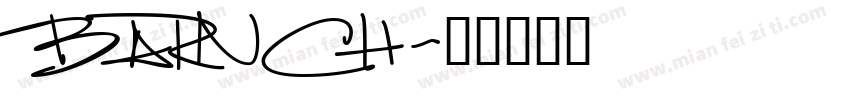 BARNCH字体转换