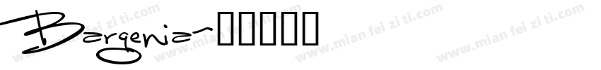 Bargenia字体转换