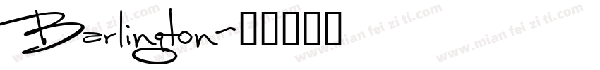 Barlington字体转换