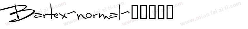 Bartex-normal字体转换