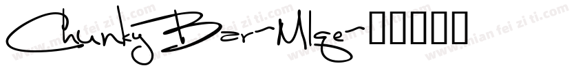 ChunkyBar-Mlqe字体转换