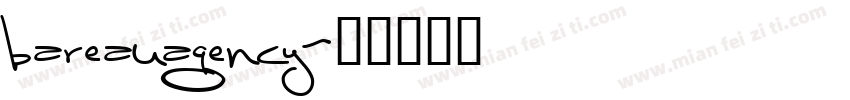 bareauagency字体转换
