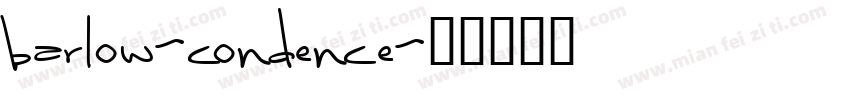 barlow-condence字体转换