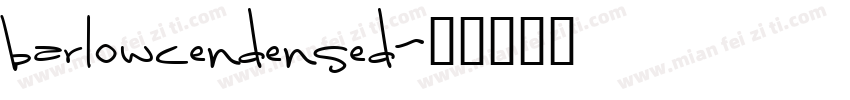 barlowcendensed字体转换