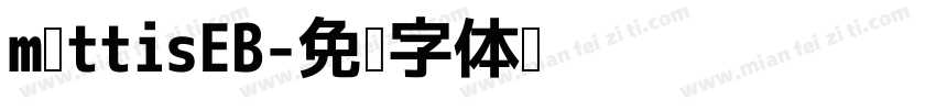 mαttisEB字体转换