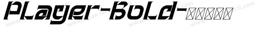Player-Bold字体转换