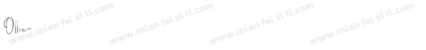 Ollie字体转换