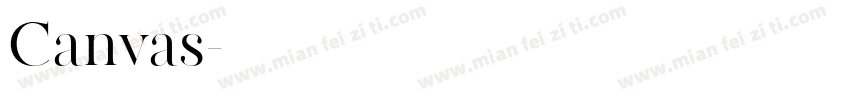 Canvas字体转换