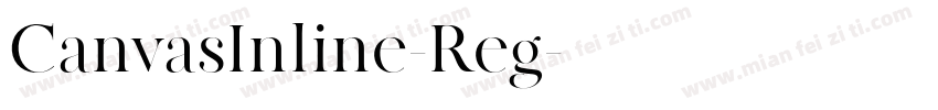 CanvasInline-Reg字体转换