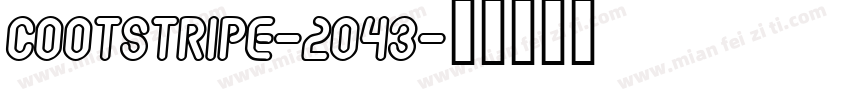 Cootstripe-2O43字体转换