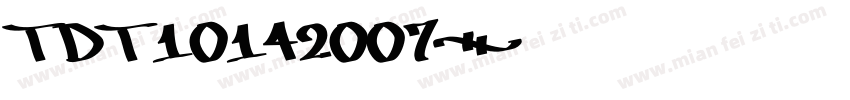TDT10142007字体转换