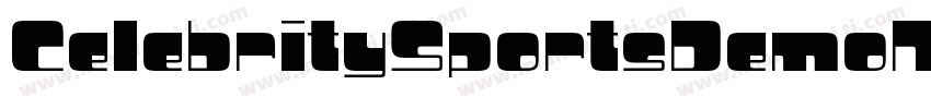 CelebritySportsDemoRegular字体转换