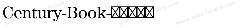 Century-Book字体转换