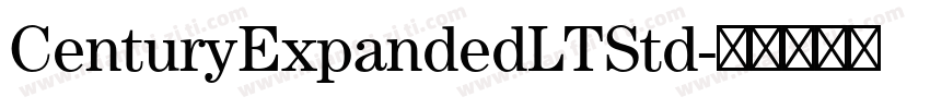 CenturyExpandedLTStd字体转换