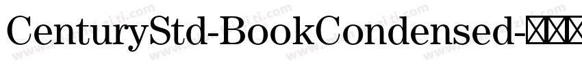 CenturyStd-BookCondensed字体转换