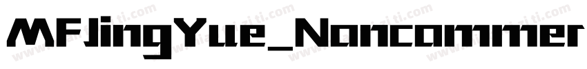 MFJingYue_Noncommercial-Regular字体转换