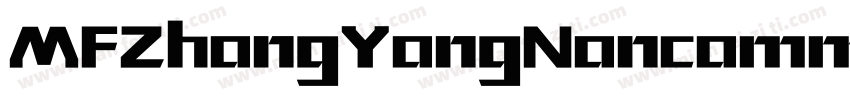 MFZhongYongNoncommercial字体转换