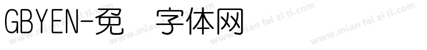 GBYEN字体转换