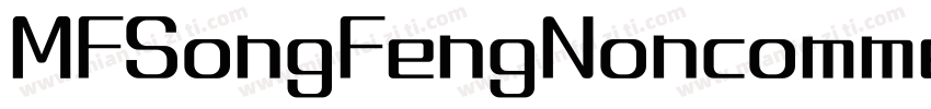 MFSongFengNoncommercial字体转换