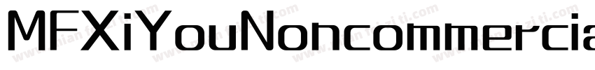 MFXiYouNoncommercial字体转换