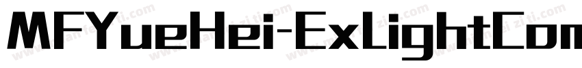 MFYueHei-ExLightCom字体转换