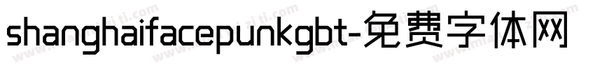 shanghaifacepunkgbt字体转换