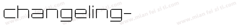 changeling字体转换