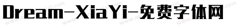 Dream-XiaYi字体转换