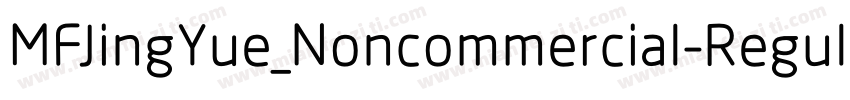 MFJingYue_Noncommercial-Regular字体转换