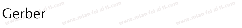Gerber字体转换