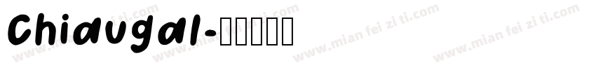 Chiaugal字体转换