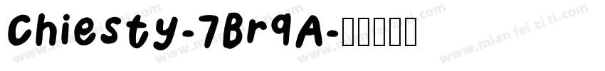 Chiesty-7Br9A字体转换