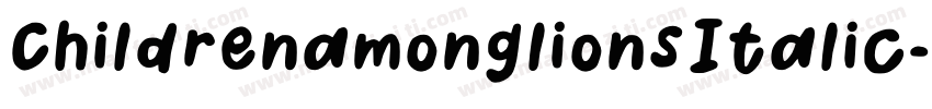 ChildrenamonglionsItalic-qqqr字体转换