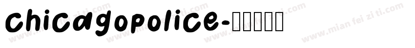 chicagopolice字体转换