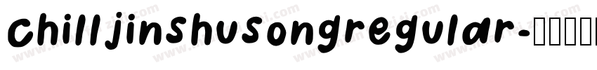 chilljinshusongregular字体转换