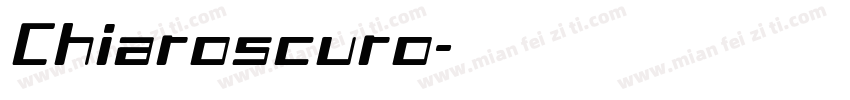 Chiaroscuro字体转换