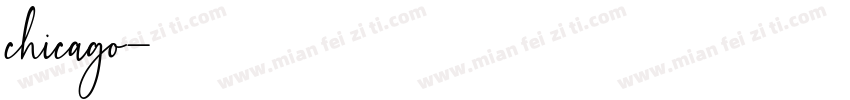 chicago字体转换