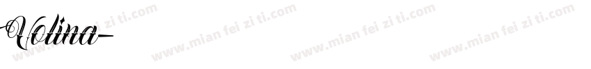 Volina字体转换