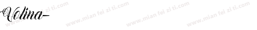 Volina字体转换